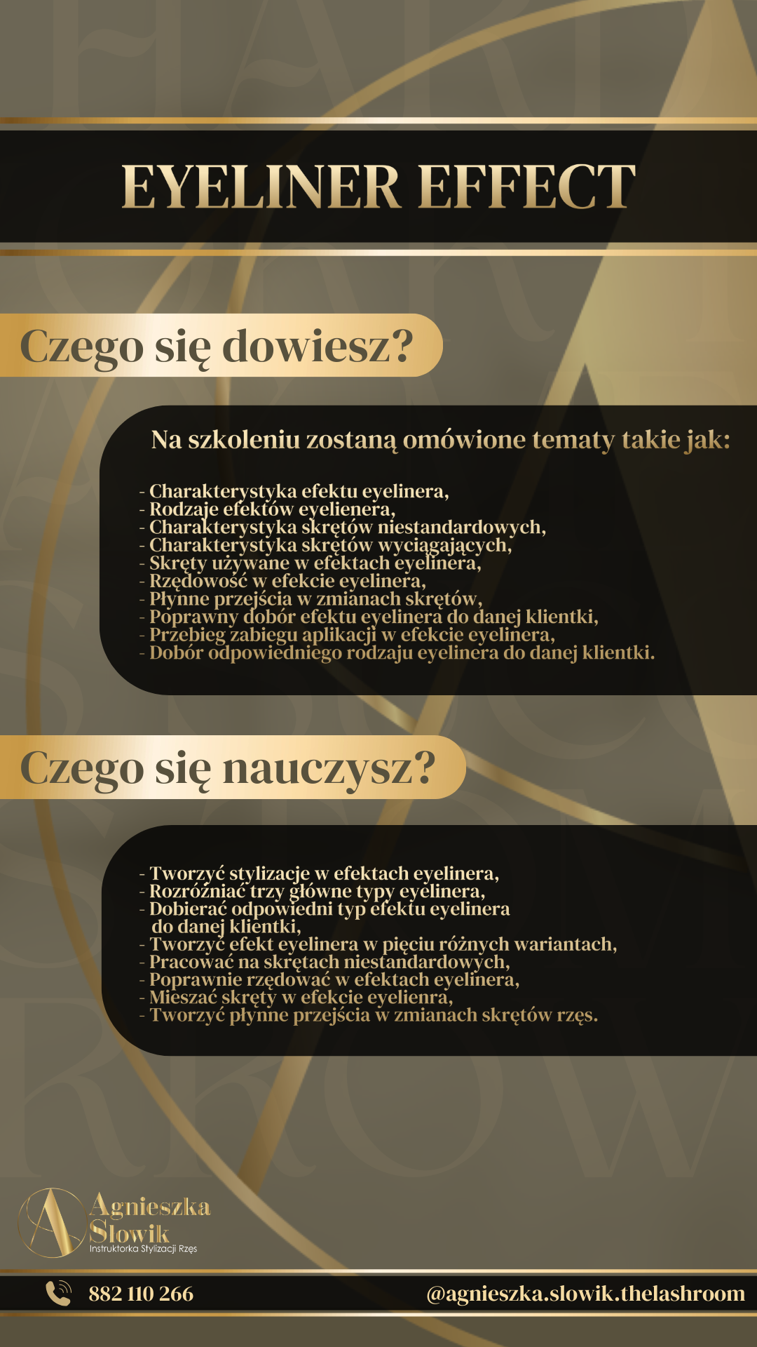 Okładka szkolenia Eyeliner Effect